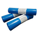 Waste bags (65/25 x 140 cm, blue, 10 rolls x 10 bags)