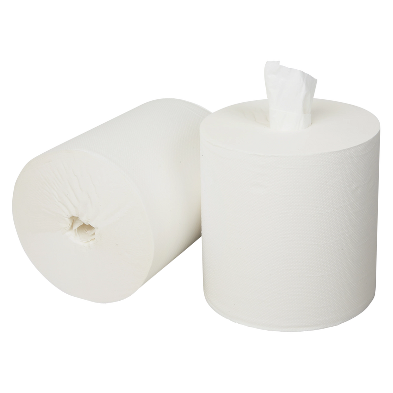 Midi Poetspapier Coreless Cellulose 1-Laags 270m | 6 Rollen | Schoonhandel