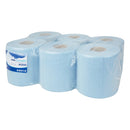 Poetspapier midirol blauw 2-laags – sterk & absorberend