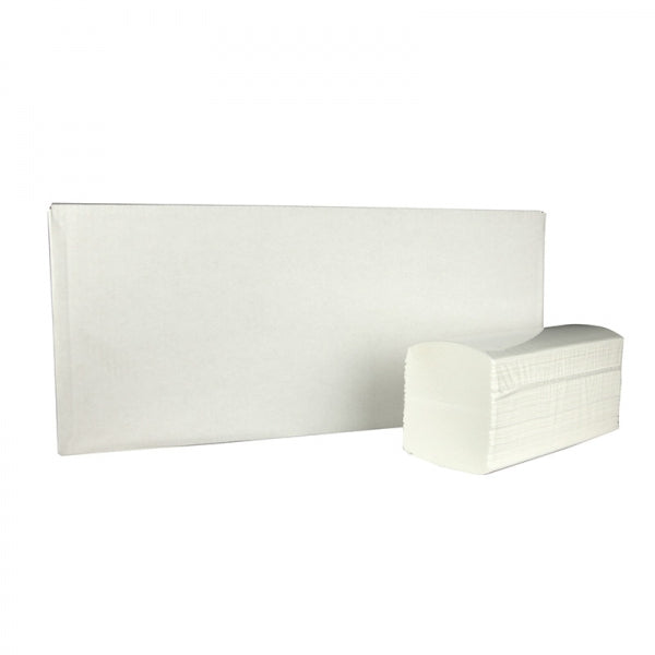 Cellulose interfold towels (2 ply, 42 x 22 cm, 20 x 120 sheets in box)