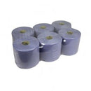 Handdoekrol Midi Centerfeed Cellulose Blauw (2 laags, 6 x 135 m)